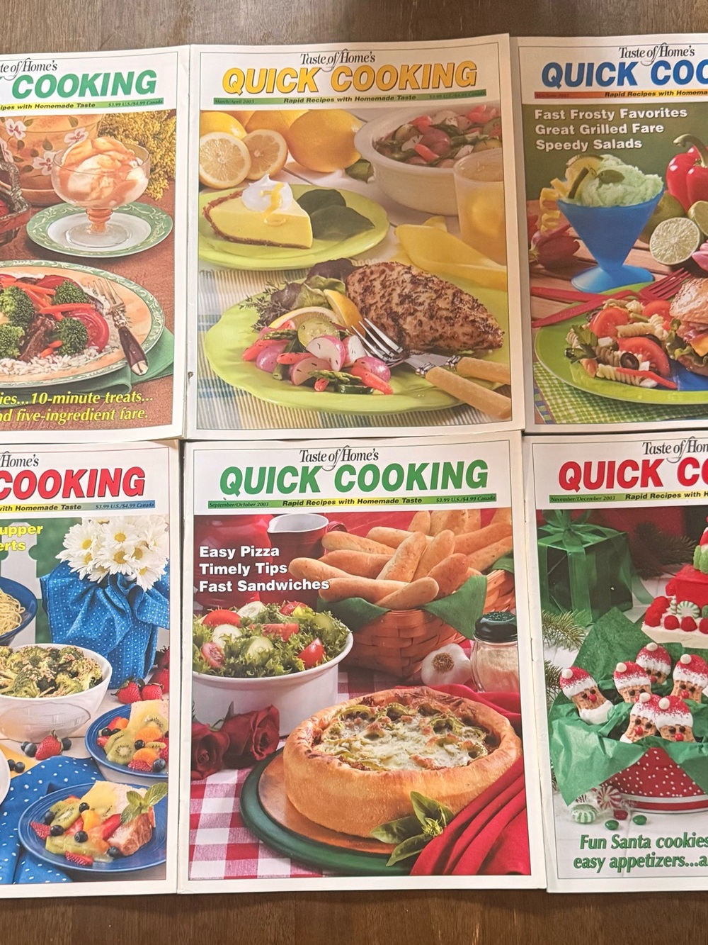 Vintage Taste of Home Quick Cooking Magazine Bundle